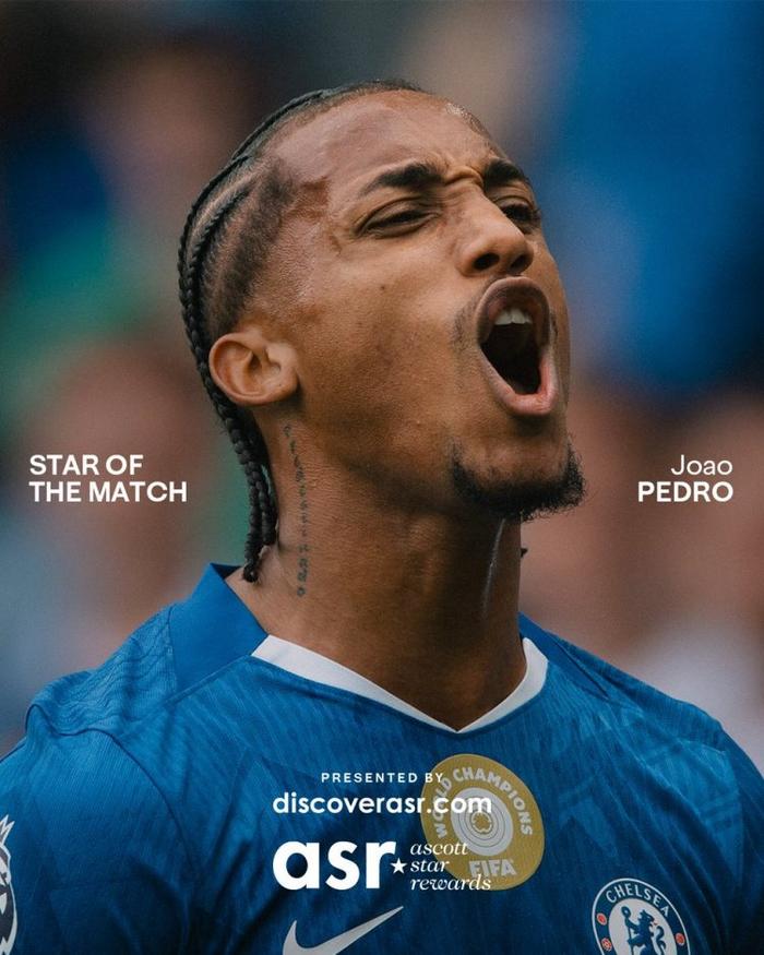 开云APP-头球破门，若昂-佩德罗当选切尔西vs富勒姆一役队内最佳球员